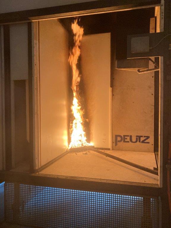 Peutz brand laboratorium houdt een sbi test